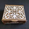 Скринька дерев’яна з кришкою (ажур) 23*20 Декор для дому