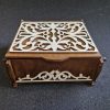 Скринька дерев’яна з кришкою (ажур) 23*20 Декор для дому