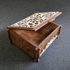 Скринька дерев’яна з кришкою (ажур) 23*20 Декор для дому