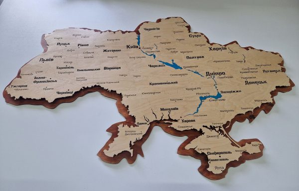 Карта України 100*70см Елементи інтер’єру