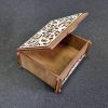 Скринька дерев’яна з кришкою (ажур) 23*20 Декор для дому